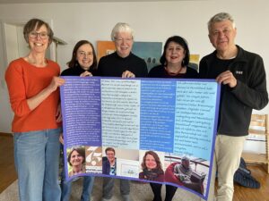 v.l.n.r.: Inge Beyer, Kathrin Küßner, Uli Kiedaisch, Christine Süß, Wolfgang Medinger